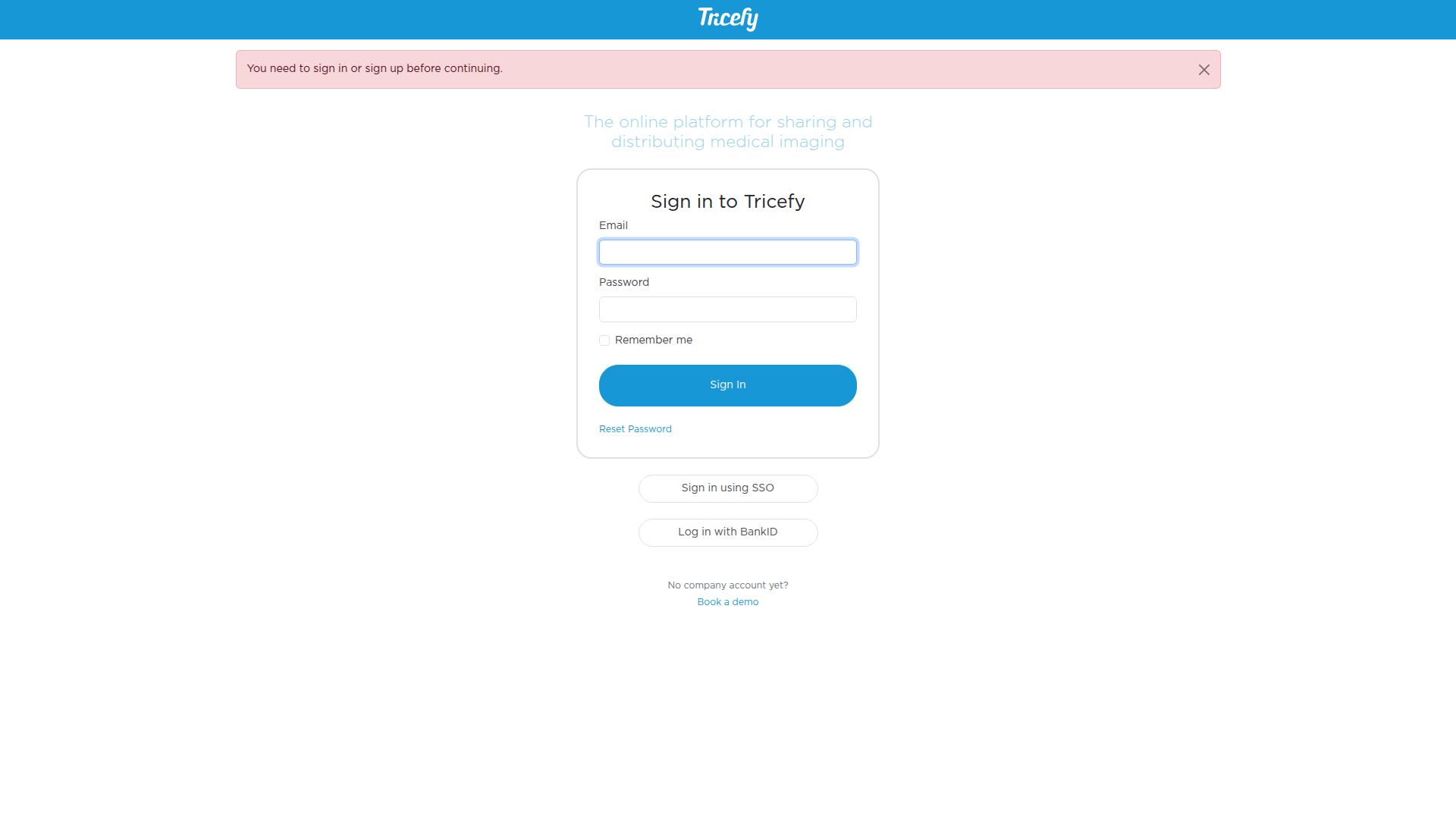 Tricefy website